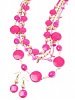 Pink Wooden Bead Jewelry 