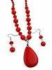 Red Beaded Jewelry