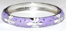 Lavender Enamel Bracelet 