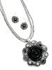 Black Flower Jewelry