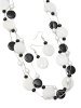 Black White Shell Necklace