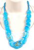 Blue Discs Vintage Boho Necklace