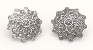 Astro Star Bohemian Earrings in Silver