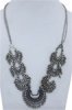 Silver Trinklets Belly Dance Choker Jewelry