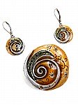Mustard Pendant Set