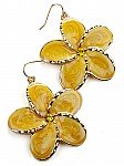 Fashion Earrings in Yellow