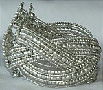 Silver Wired Cuff Bracelet