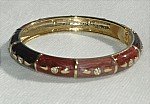 Brown Enamel Bracelet -
