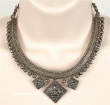 Temple Art Oxidized Gypsy Vintage Necklace