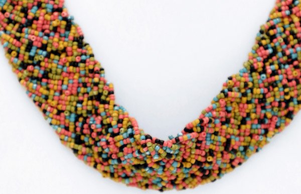 Colorful Beads Egyptian Style Collar Necklace