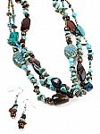 Turquoise Jewelry Necklace Earrings