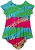 Radish Tie Dye Girls Hippie Dress Top