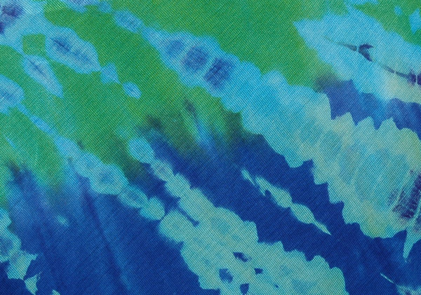Blue Ozone Tie Dye Smalls Girls Hippie Trapeze Dress