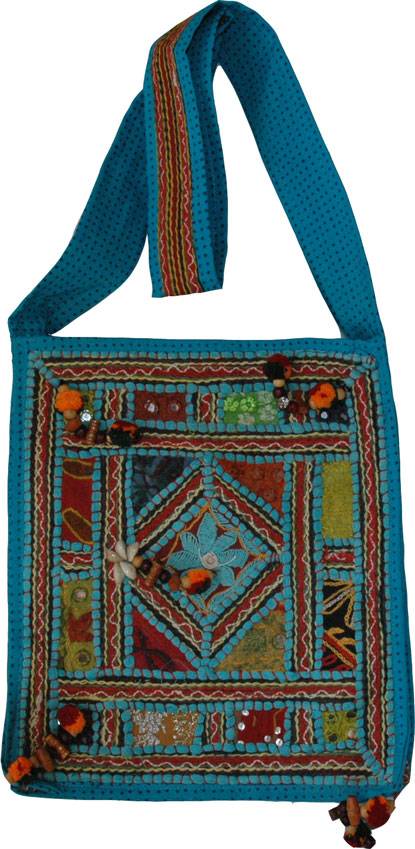 Turquoise Sling Bag