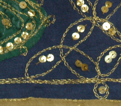 Shoulder Bag with Sequins