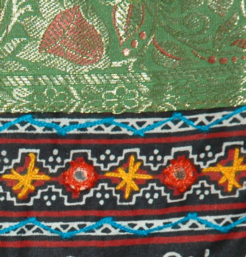 Brocade Sari Embroidered Handbag