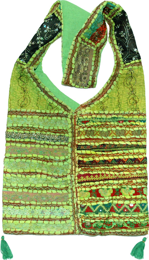 Ethnic Embroidered Satchel