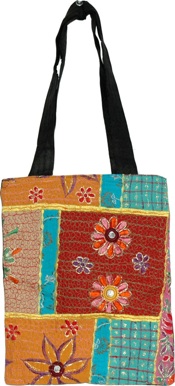 Ethnic Patchwork Party Bag 