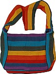 Cotton Rainbow Shoulder Bag