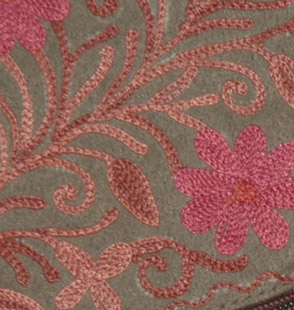 Red Flower Pot Embroided Kashmiri Bag