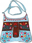 Blue Kashmiri Shoulder Bag