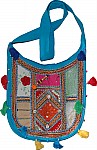 Turquoise Patchwork Handbag 