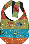 Ethnic Handbag Purse with Sequins