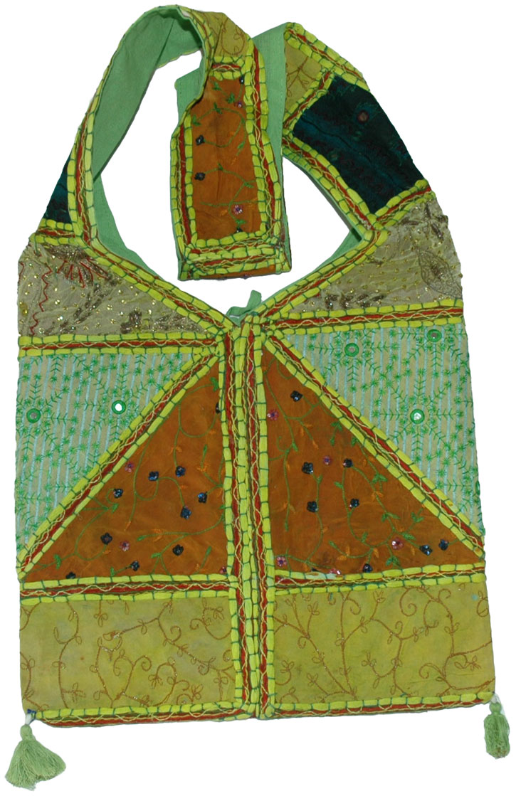 Green with Envy Bohemian Shoulder Bag