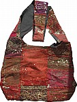 Patchwork and Sequins Handbag Purse