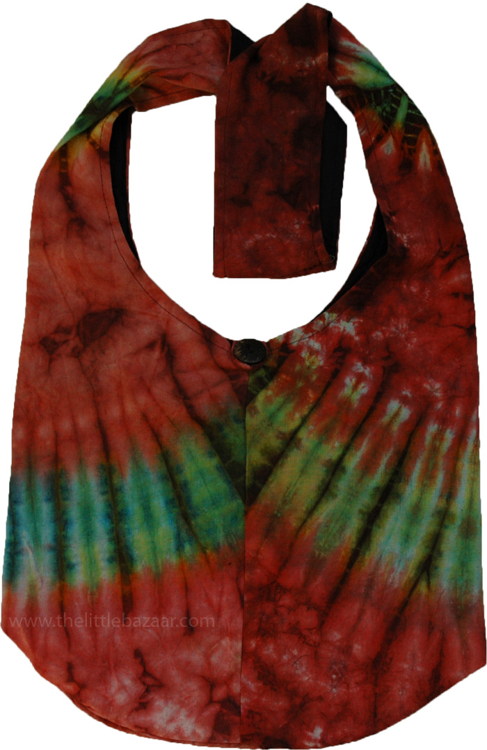 Tie Dye Cosmic Yoga Shoulder Bag