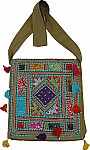 Hand Embroidered Messenger Bag