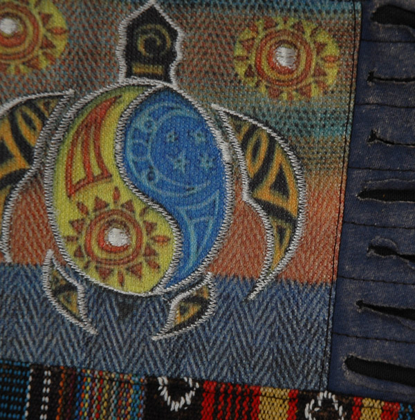 Yin Yang Turtle Mini Boho Crossbody Bag