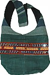 Green Shoulder Sling College Bag