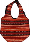 Handloom College Sling Bag in Orange