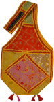 Turmeric Embroidered Ethnic Beach Bag
