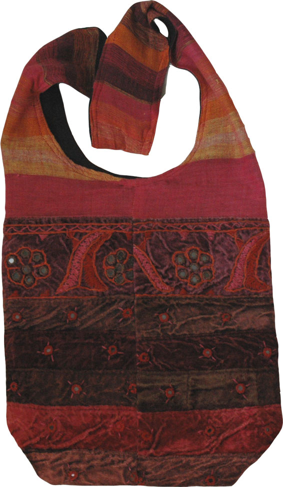 Bohemian Velvet Shoulder Bag