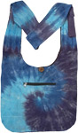 Blue Hippie Style Yoga Bag with Tie Dye [8341]