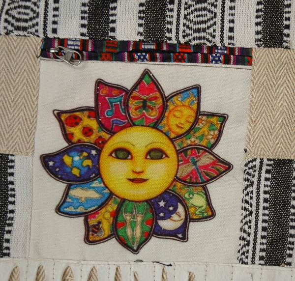 Hippie Sun Life Cotton Shoulder Bag