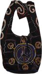 Peace Hippie Cotton Shoulder Bag [9067]
