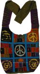 Kosmic Peace Hippie Shoulder Hobo Bag