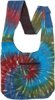 Vibrant Wave Tie Dye Cotton Shoulder Bag