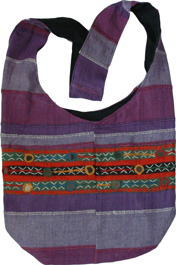 Mauve Sling Book Bag