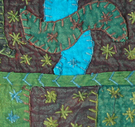 Bohemian Patchwork Cotton Bag