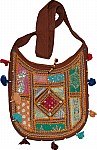 College Patchwork Handbag