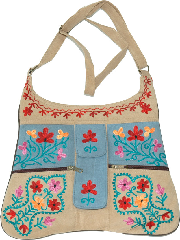 Ethnic Embroidered Shoulder Bag PursesBags patchwork