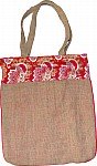 Sari Inspired Jute Bag