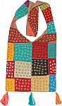 Multi Applique Work Handbag