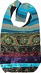 Bohemian Style Blue Velvet Handbag