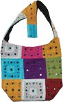 Rainbow Patchwork Handbag