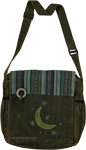 Green Moon Selenophile Laptop Boho Bag